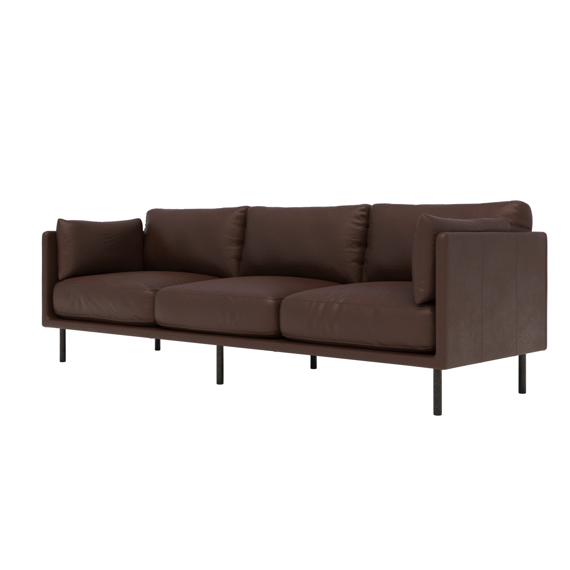 PHI02306A_CRATE_BARREL_WELLS_sofa_cocoaleather_view1_render_3Dmodel
