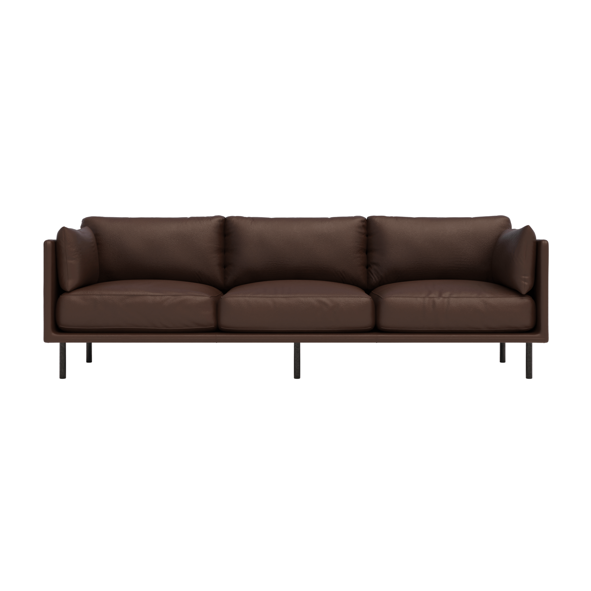 PHI02306A_CRATE_BARREL_WELLS_sofa_cocoaleather_view2_render_3Dmodel