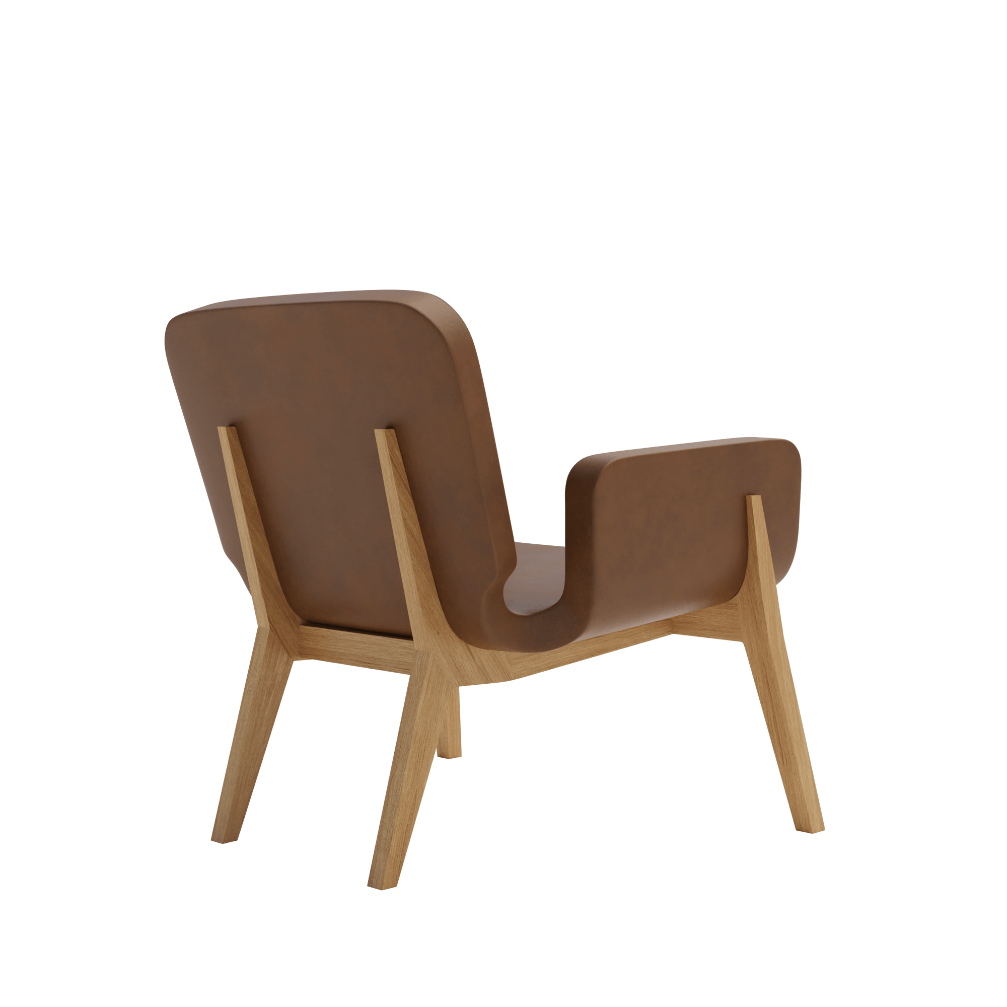PHI02308A_POLTRONA FRAU_JOCKEY_armchair_brownleather_view4_render_3Dmodel