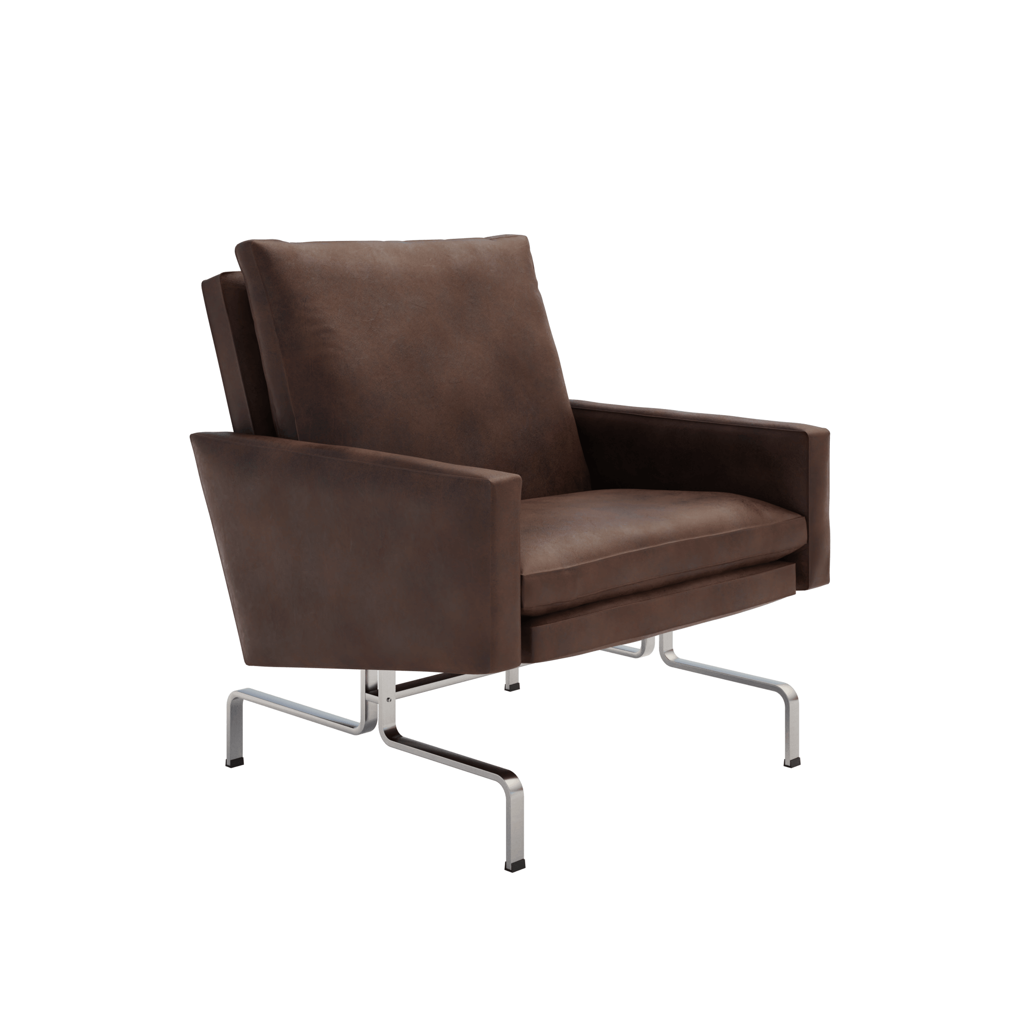 PHI02310A_POUL KJAERHOLM_PK31_brownleather_view1_render_3Dmodel