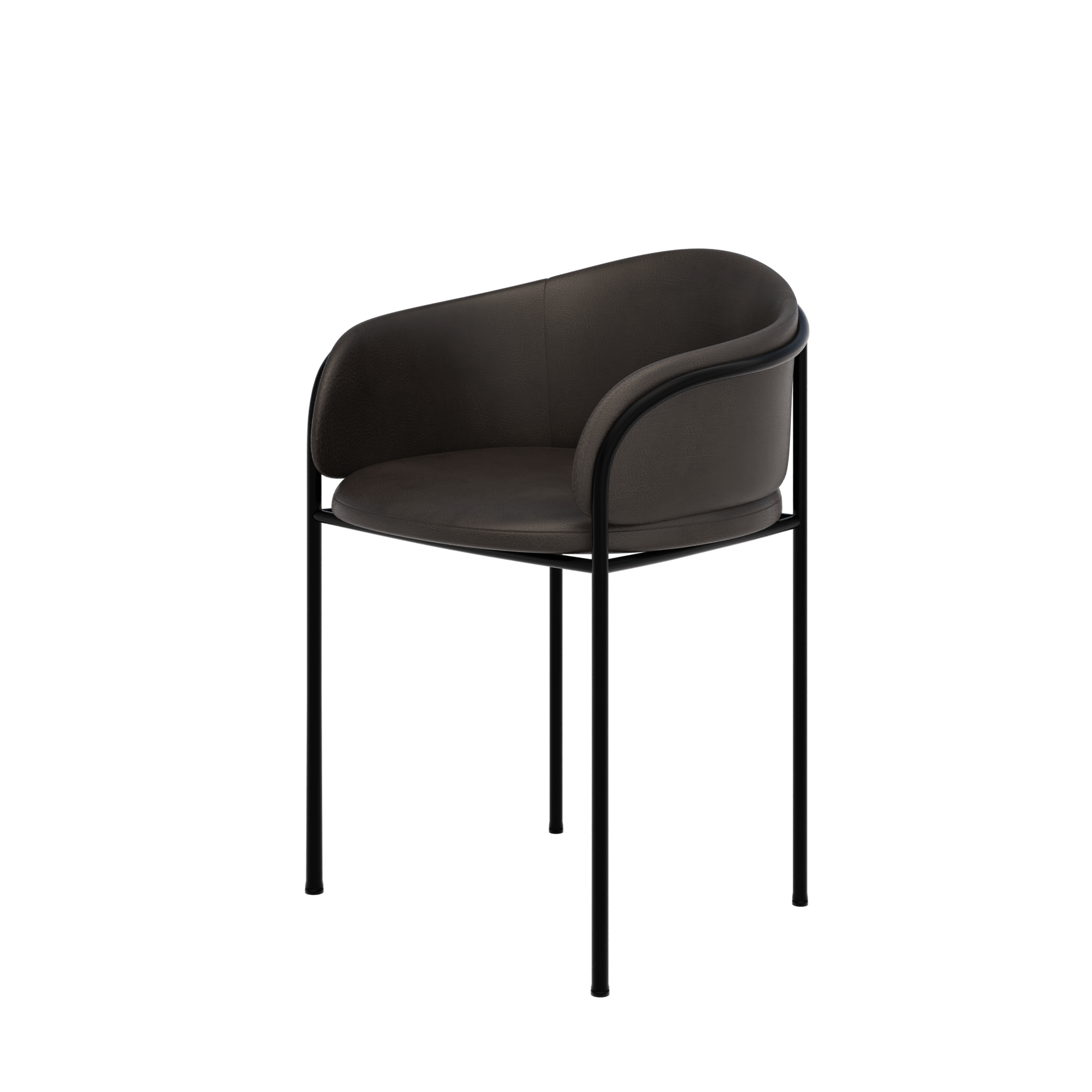PHI02329A_PHILO_THRILL_chair_darkerleather_3D_model_philomesh_shop