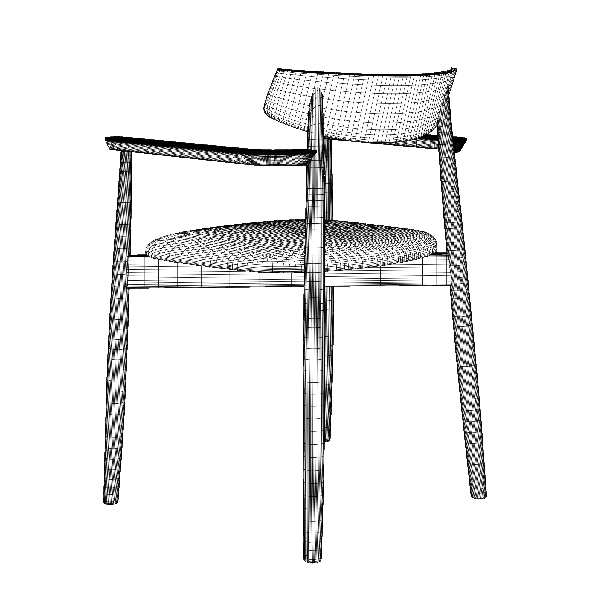PHI02352A_MINIFORMS_CLARETTA_chair_brown_3D_model_philomesh_shop_view5
