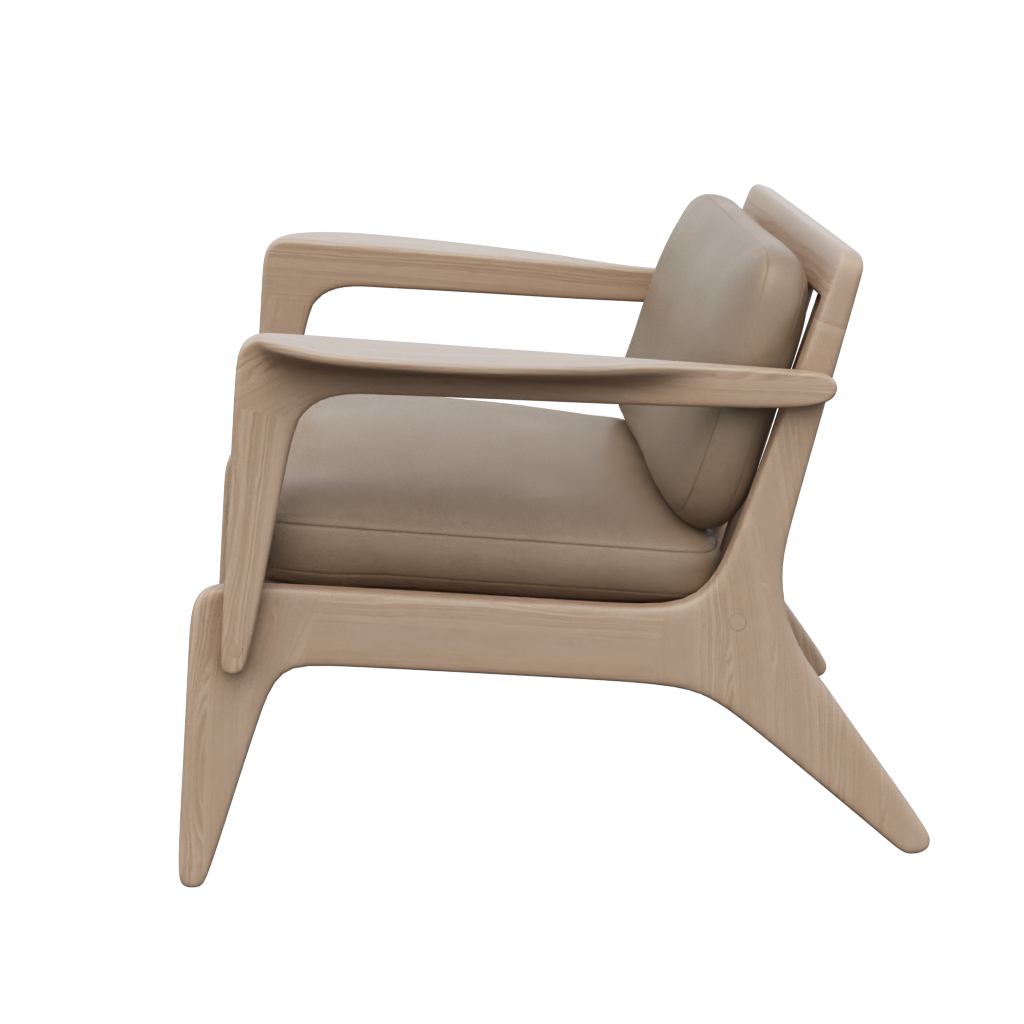 PHI02368_SPACE COPENHAGEN_GLEDA_lounge chair_leather_view3_render_3Dmodel